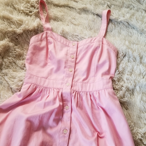 Madewell Dresses & Skirts - Madewell pink button up sundress 00